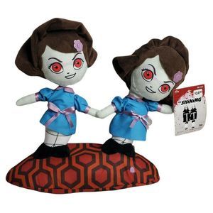 THE SHINING Grady Twins Animated Plush Dolls Music Phrases Halloween Gemmy 2021
